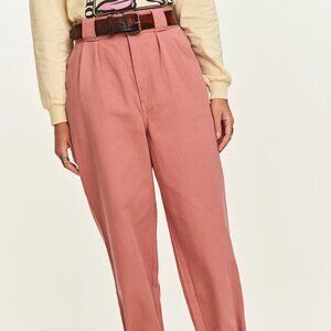 STILL IN BAG! Lucy & Yak Addison Tapered Jeans: Twill - Dusky Pink US16